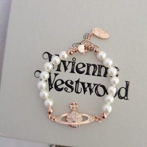 💯  Vivienne Westwood Pearl Bracelet Brand New